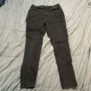 Black high rise jeans